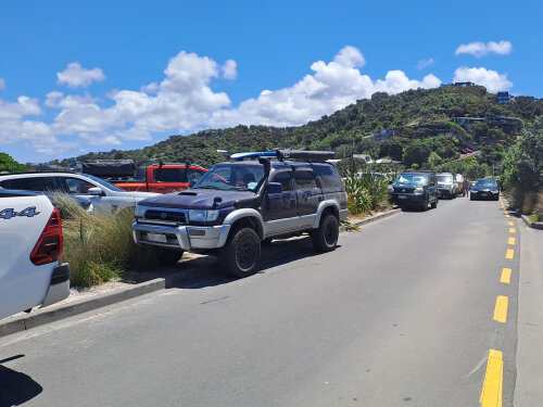 Parking officers on patrol 